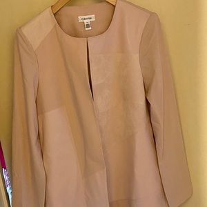 Calvin Klein faux suede jacket